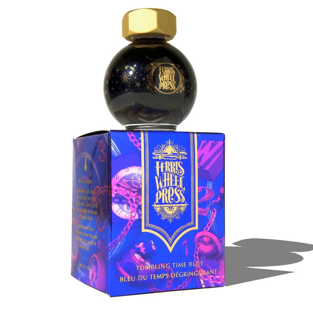 Ferris Wheel Press FerriTales Fountain Pen Ink 20ml Tumbling Time Blue