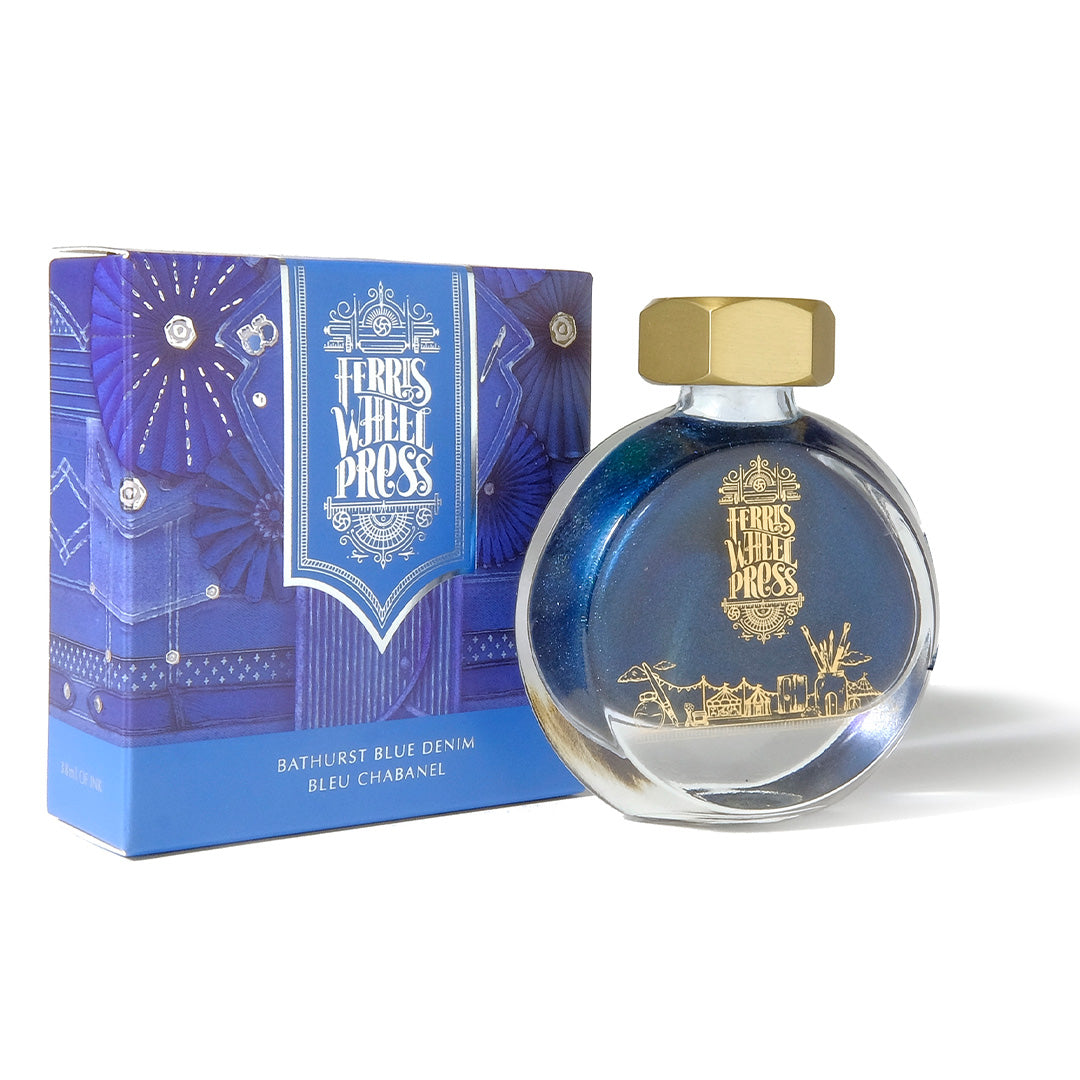 Ferris Wheel Press Fountain Pen Ink 38ml Bathurst Blue Denim