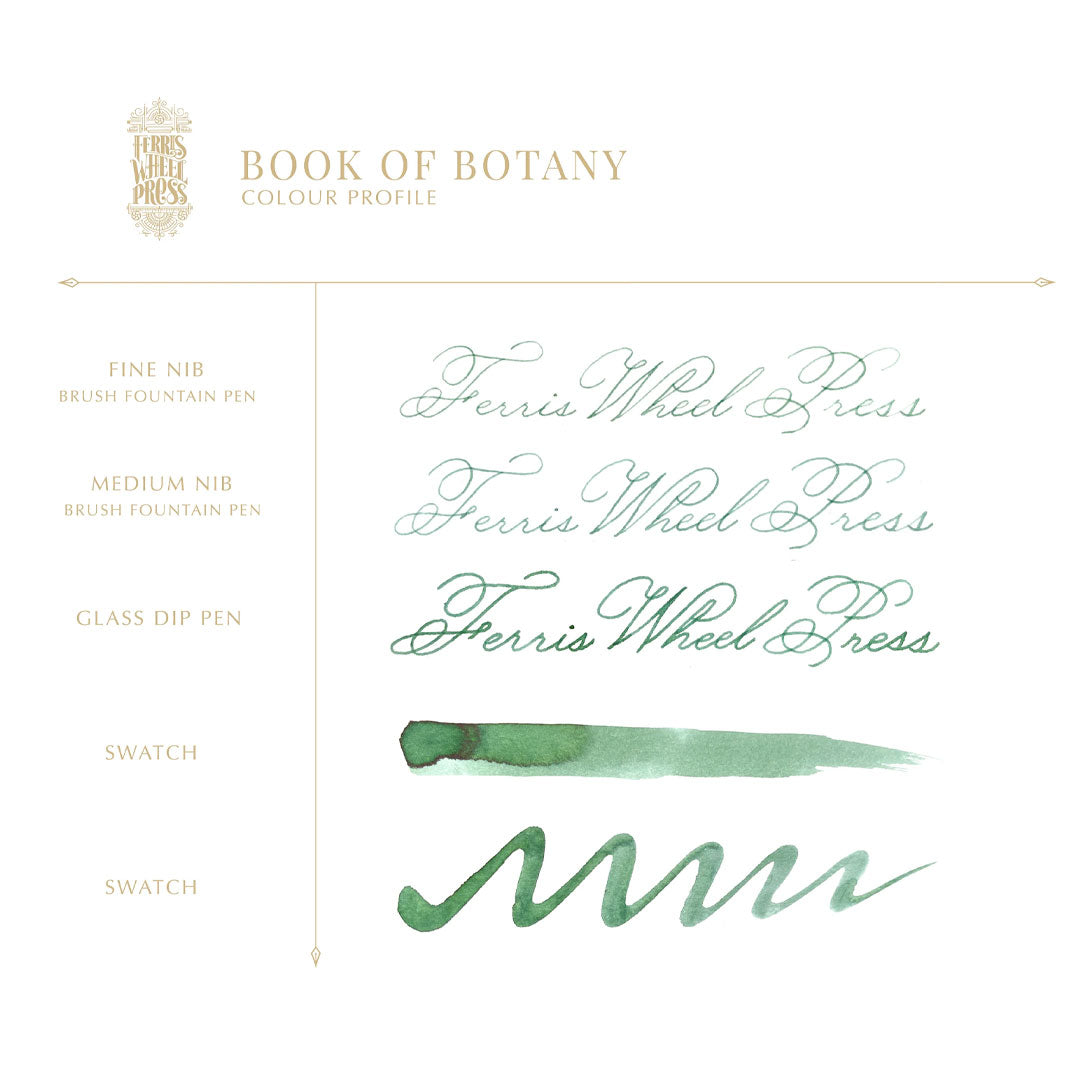 Ferris Wheel Press Fountain Pen Ink 38ml Book of Botany