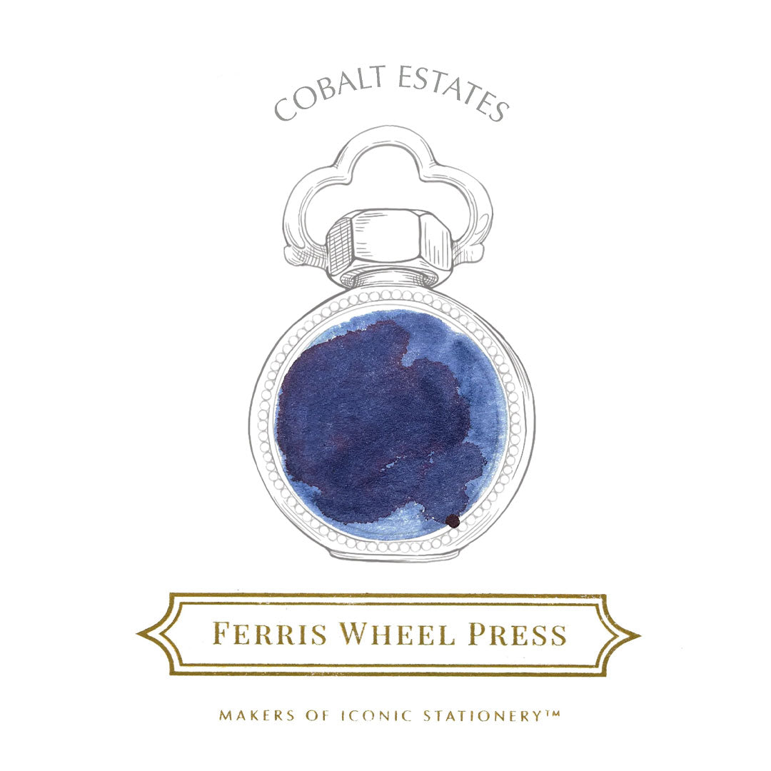 Ferris Wheel Press Fountain Pen Ink 38ml Cobalt Estates