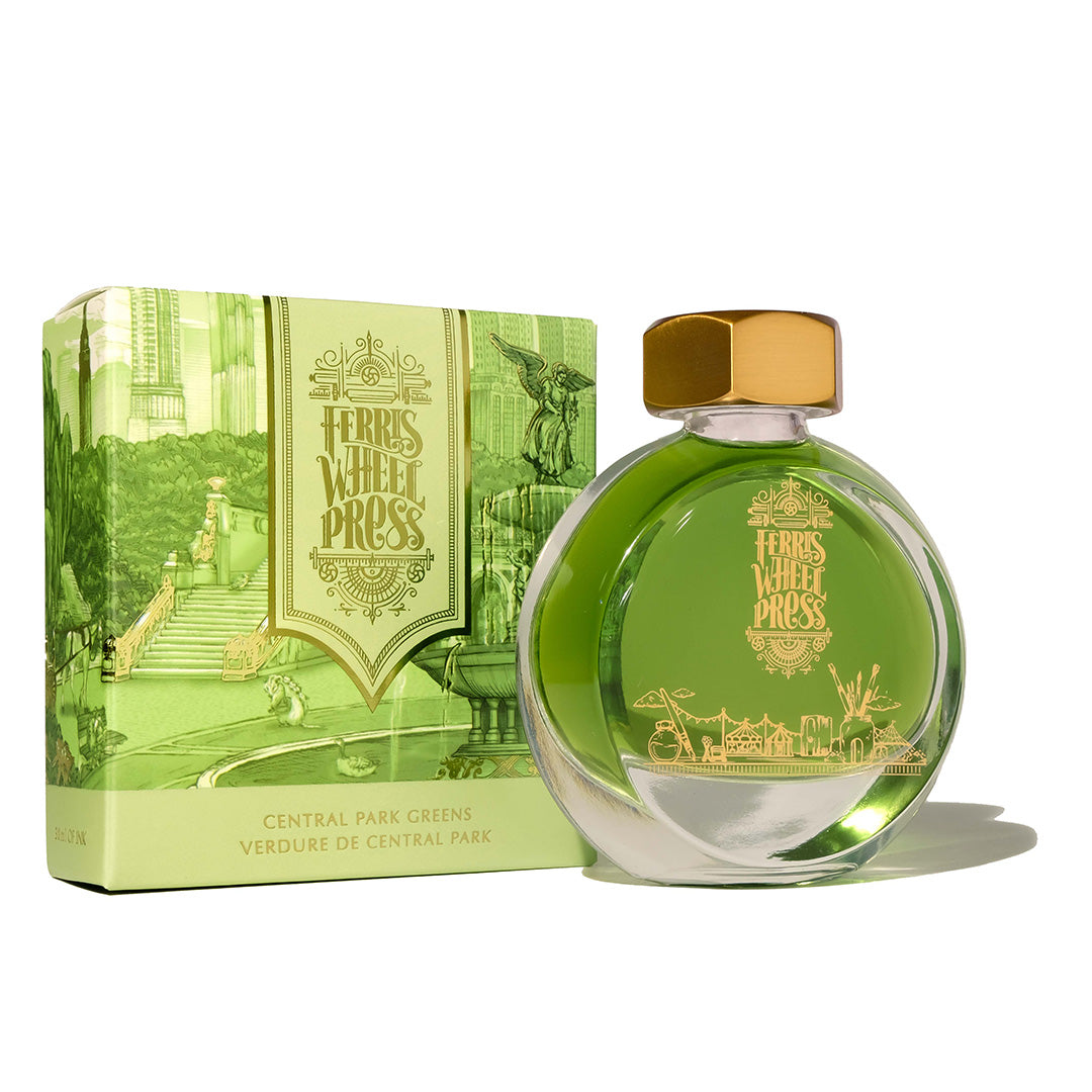 Ferris Wheel Press Fountain Pen Ink 38ml Central Park Greens