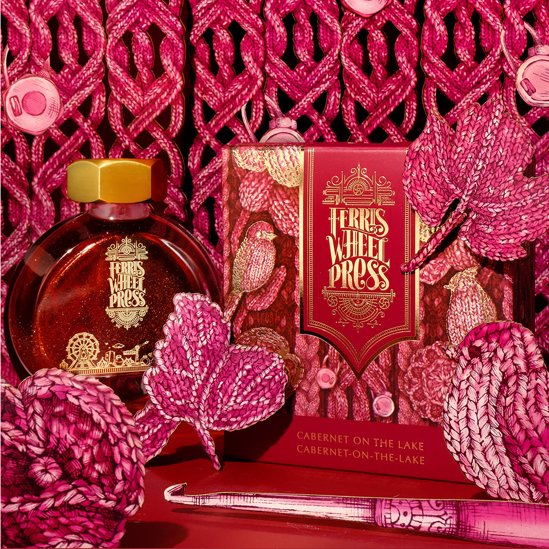 Ferris Wheel Press Fountain Pen Ink 38ml Cabernet on The Lake