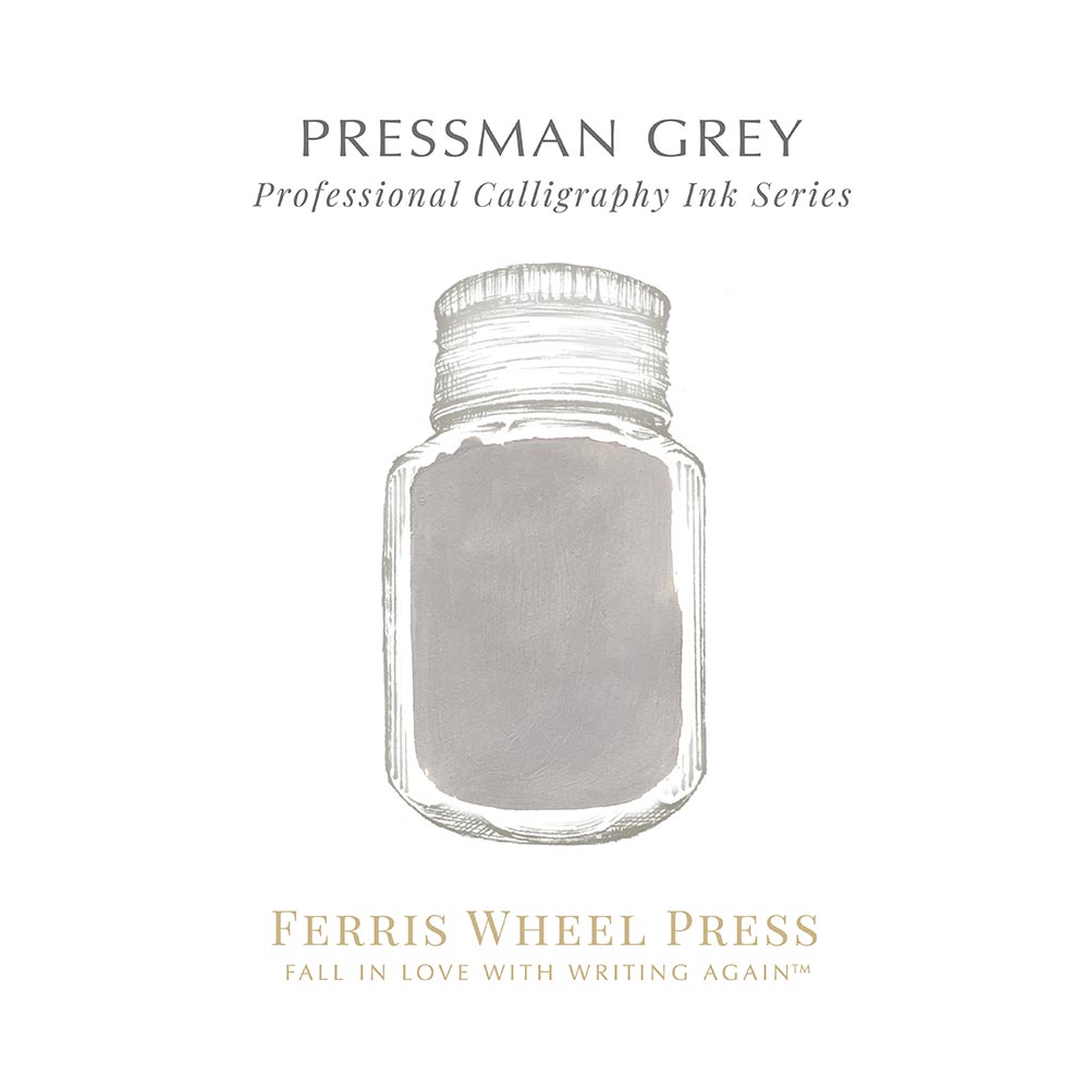 Ferris Wheel Press Calligraphy Ink 28ml Pressman Grey