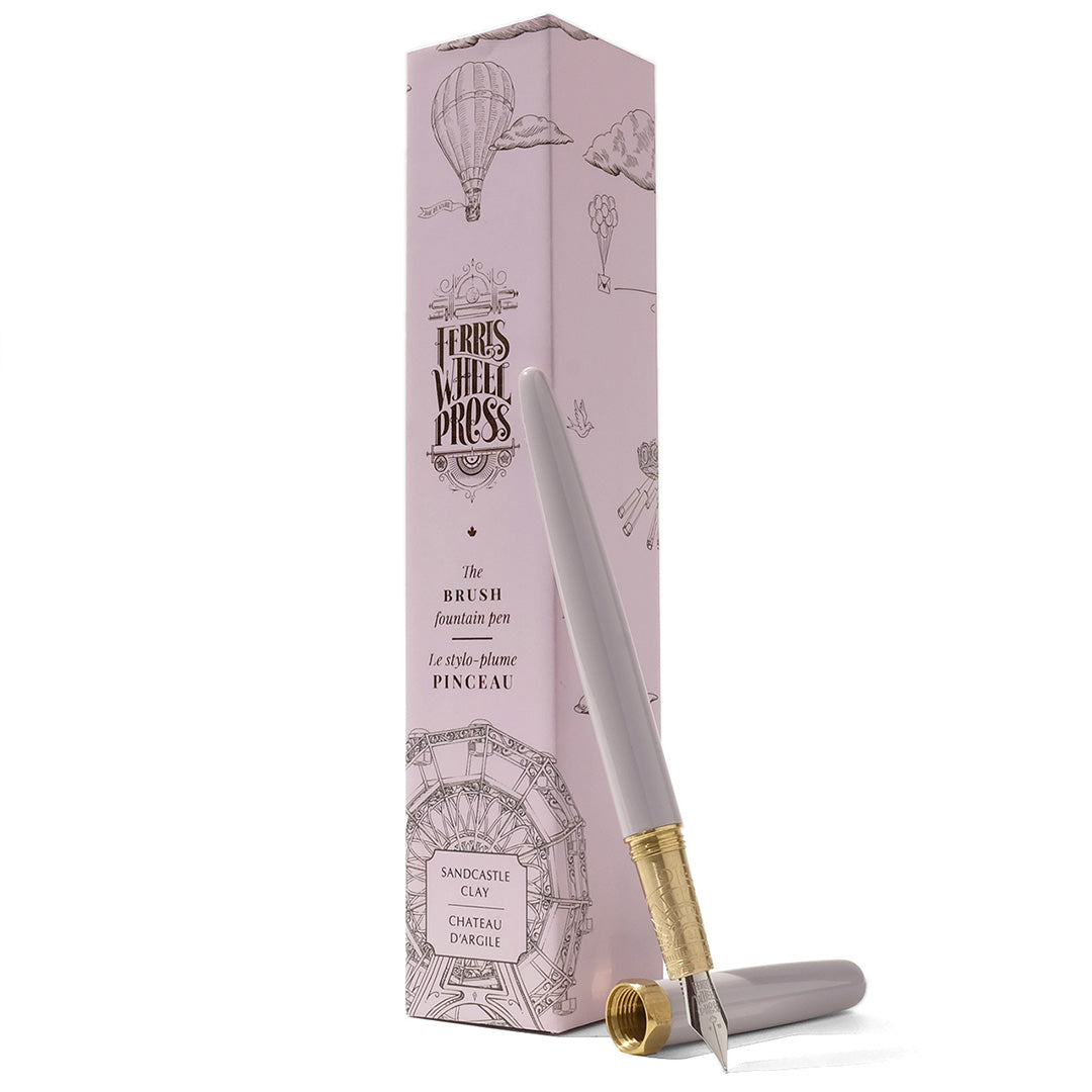 Ferris Wheel Press Brush Fountain Pen Sandcastle Clay