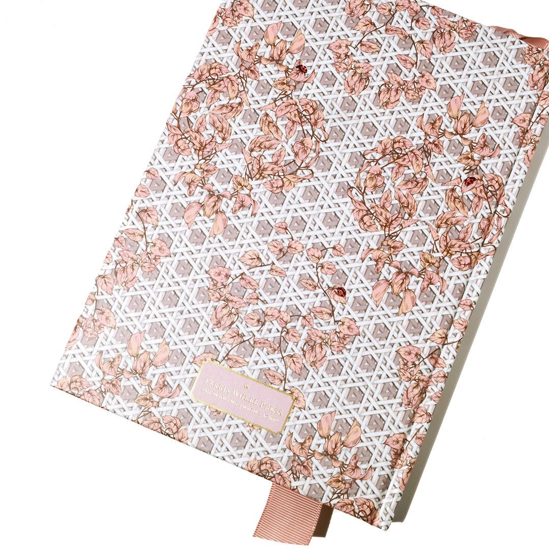 Ferris Wheel Press A5 Sketchbook Enveloped in Rattan Pink