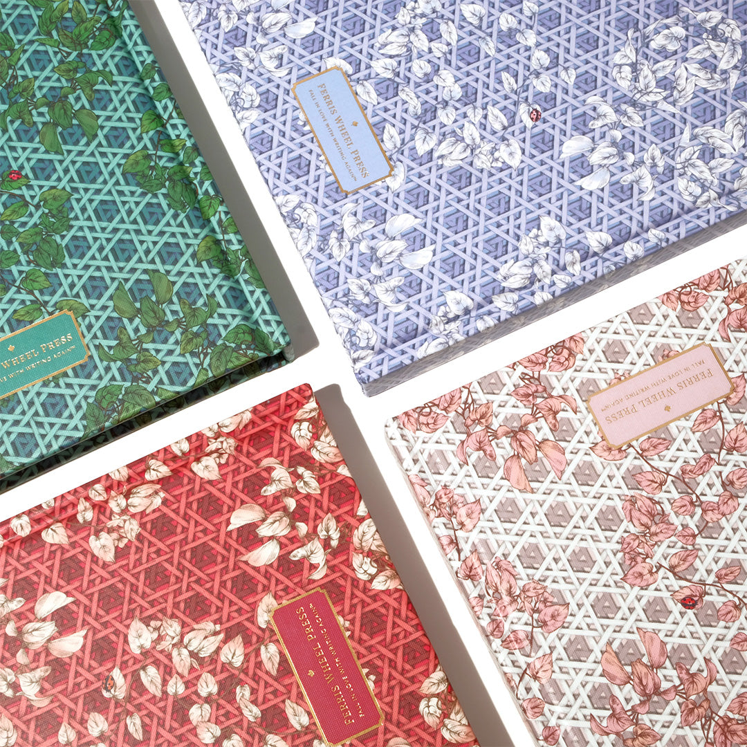 Ferris Wheel Press A5 Sketchbook Enveloped in Rattan Pink