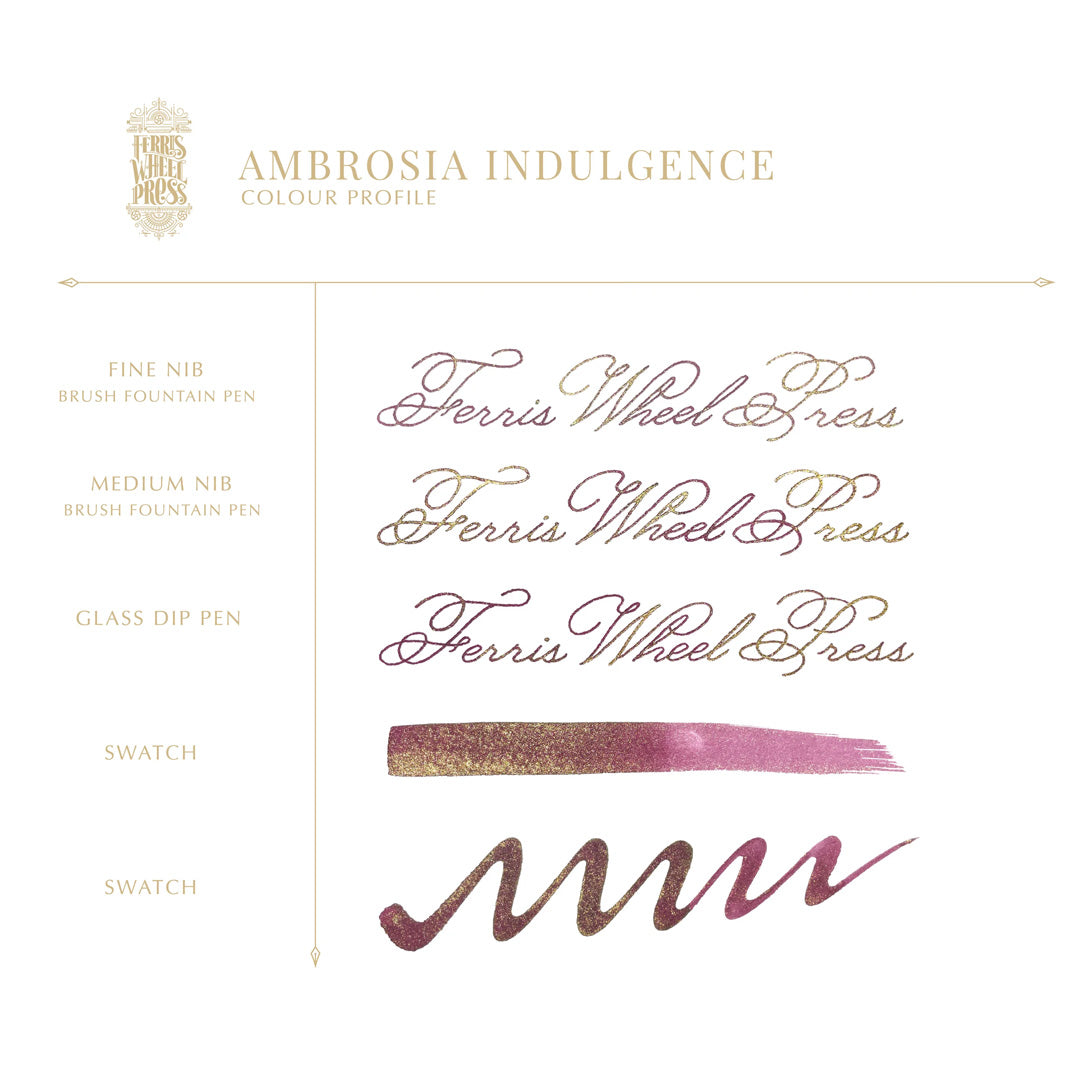 Ferris Wheel Press Ferritales Fountain Pen Ink 85ml Ambrosia Indulgence