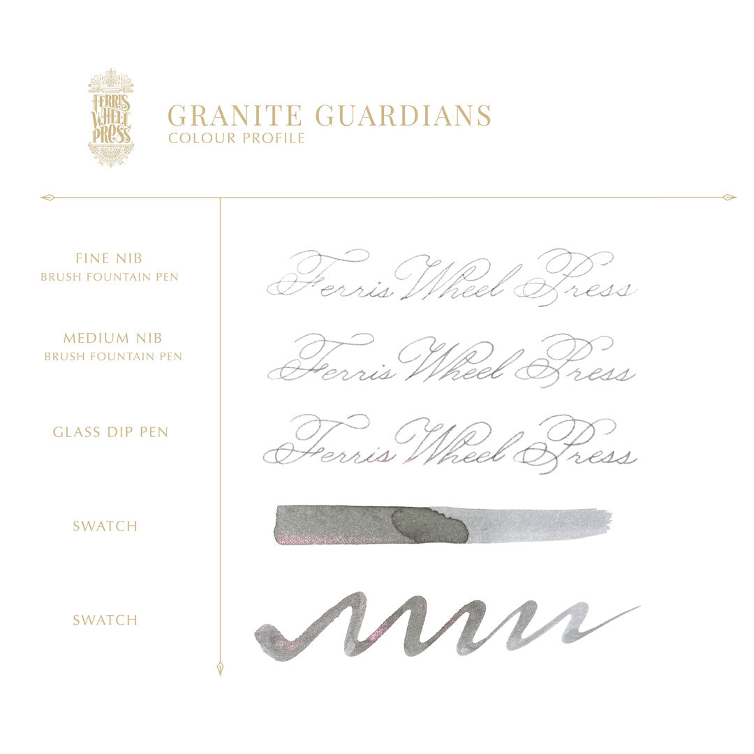 Ferris Wheel Press Ferritales Fountain Pen Ink 85ml Granite Guardians