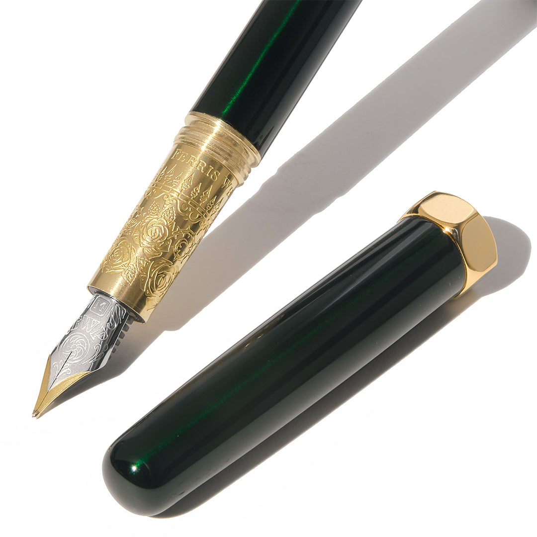 Ferris Wheel Press Bijou Limited Edition Fountain Pen Emerald Gardens
