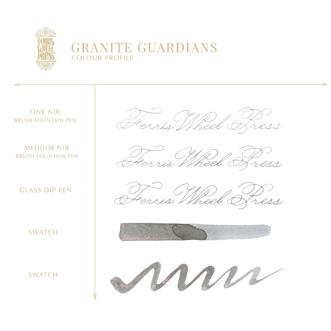 Ferris Wheel Press Ferritales Fountain Pen Ink 10ml Granite Guardians