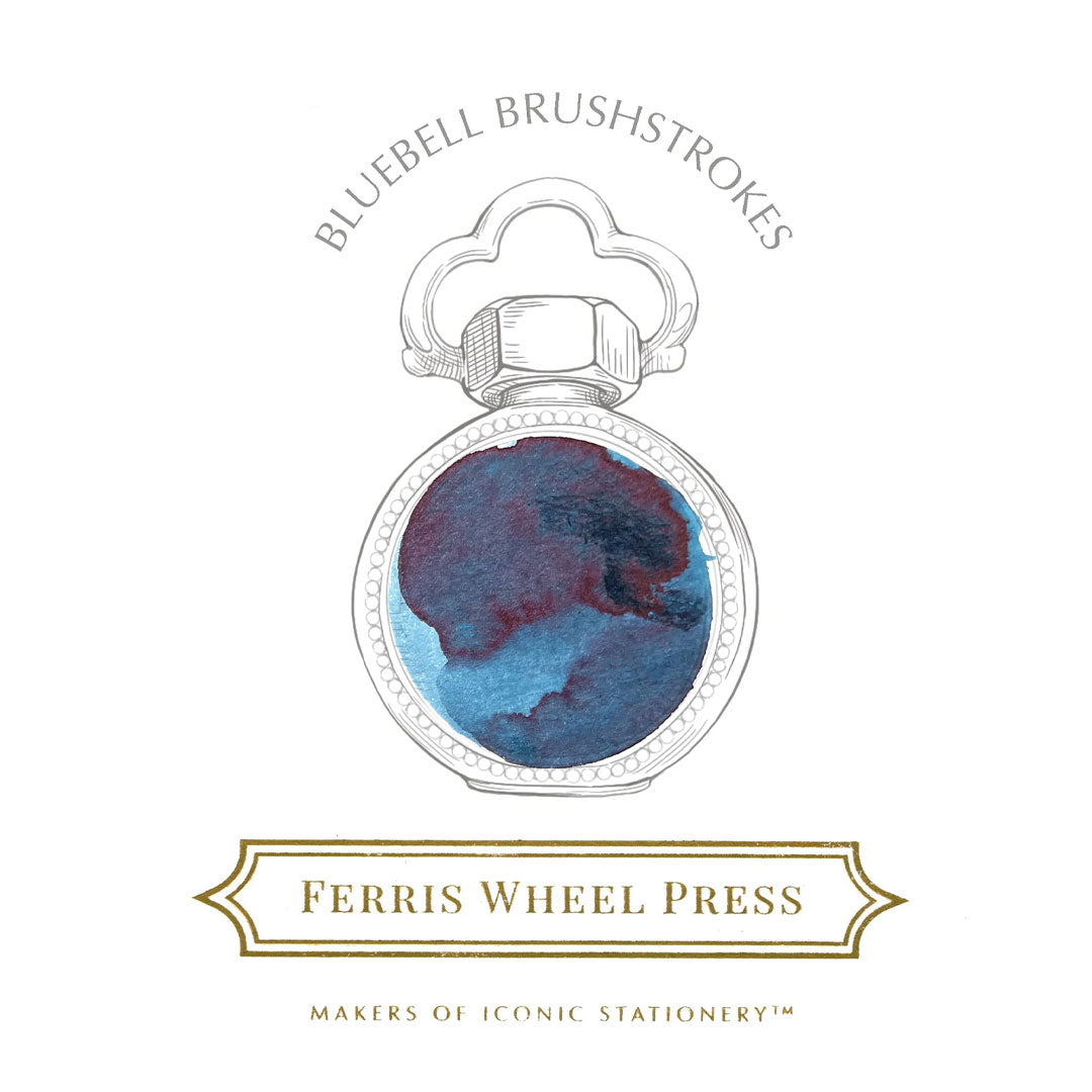 Ferris Wheel Press Everyday Fountain Pen Ink 10ml Bluebell Brushstrokes