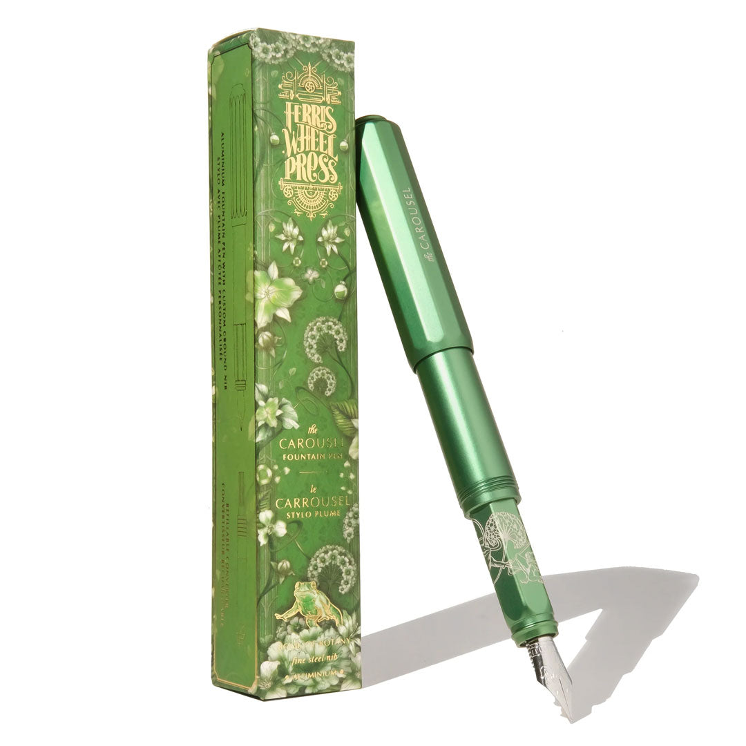 Ferris Wheel Press Aluminium Carousel Fountain Pen Book of Botany