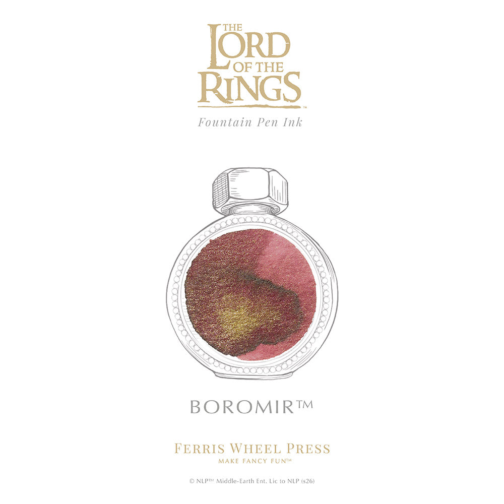 Ferris Wheel Press Lord of the Rings Fountain Pen Ink 38ml Boromir