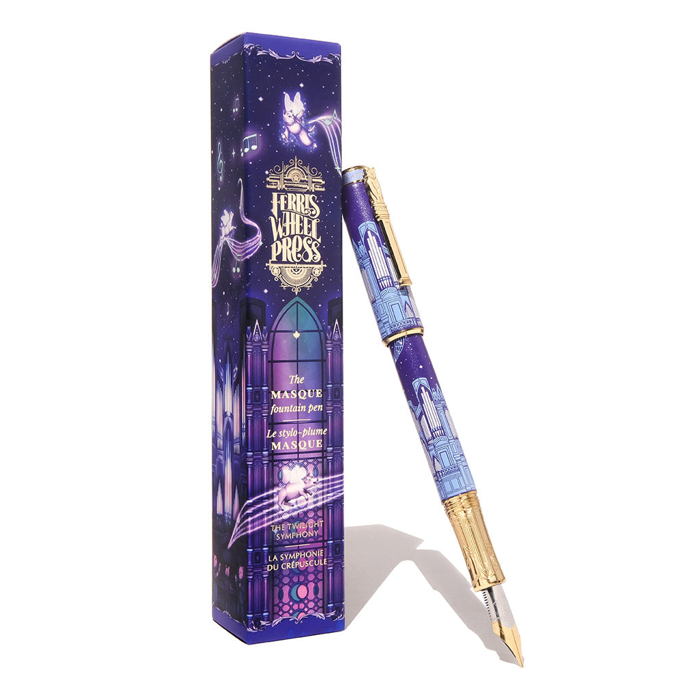 Ferris Wheel Press Limited Edition 2026 The Masque Fountain Pen The Twilight Symphony