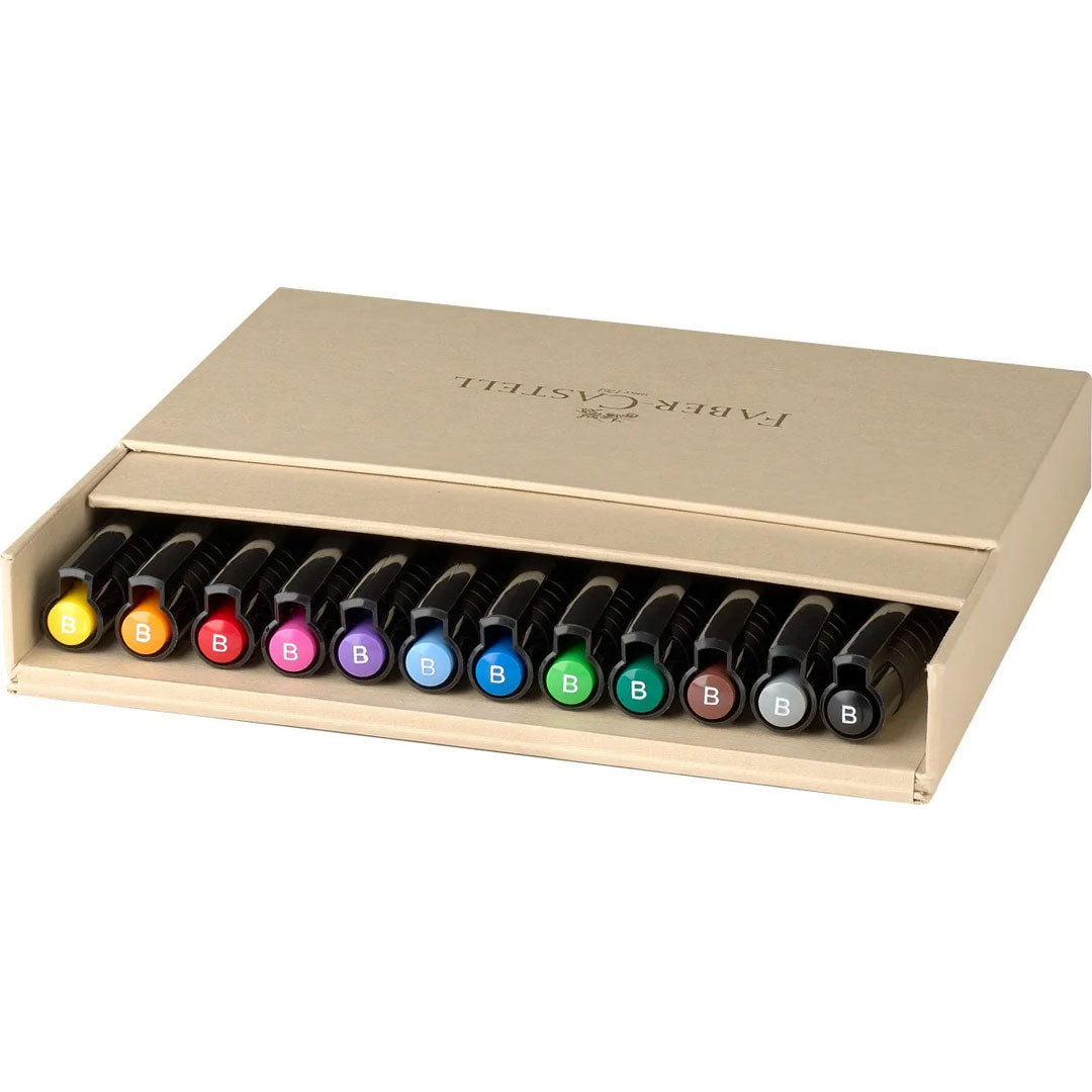 Faber-Castell Pitt Artist Brush Pen Studio Set of 12
