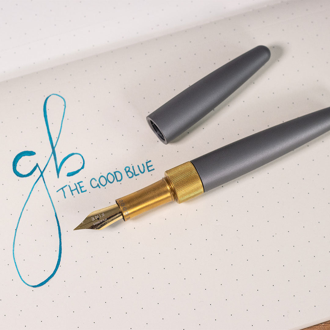The Good Blue R615 Fountain Pen Super Matte Series Shadow Medium Nib Plastic Feed