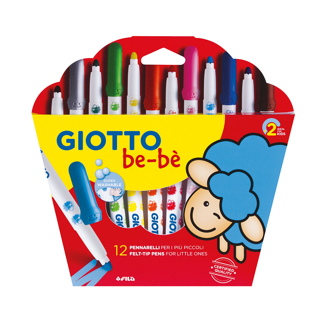 Giotto be-bè Fibre Pens Set of 12