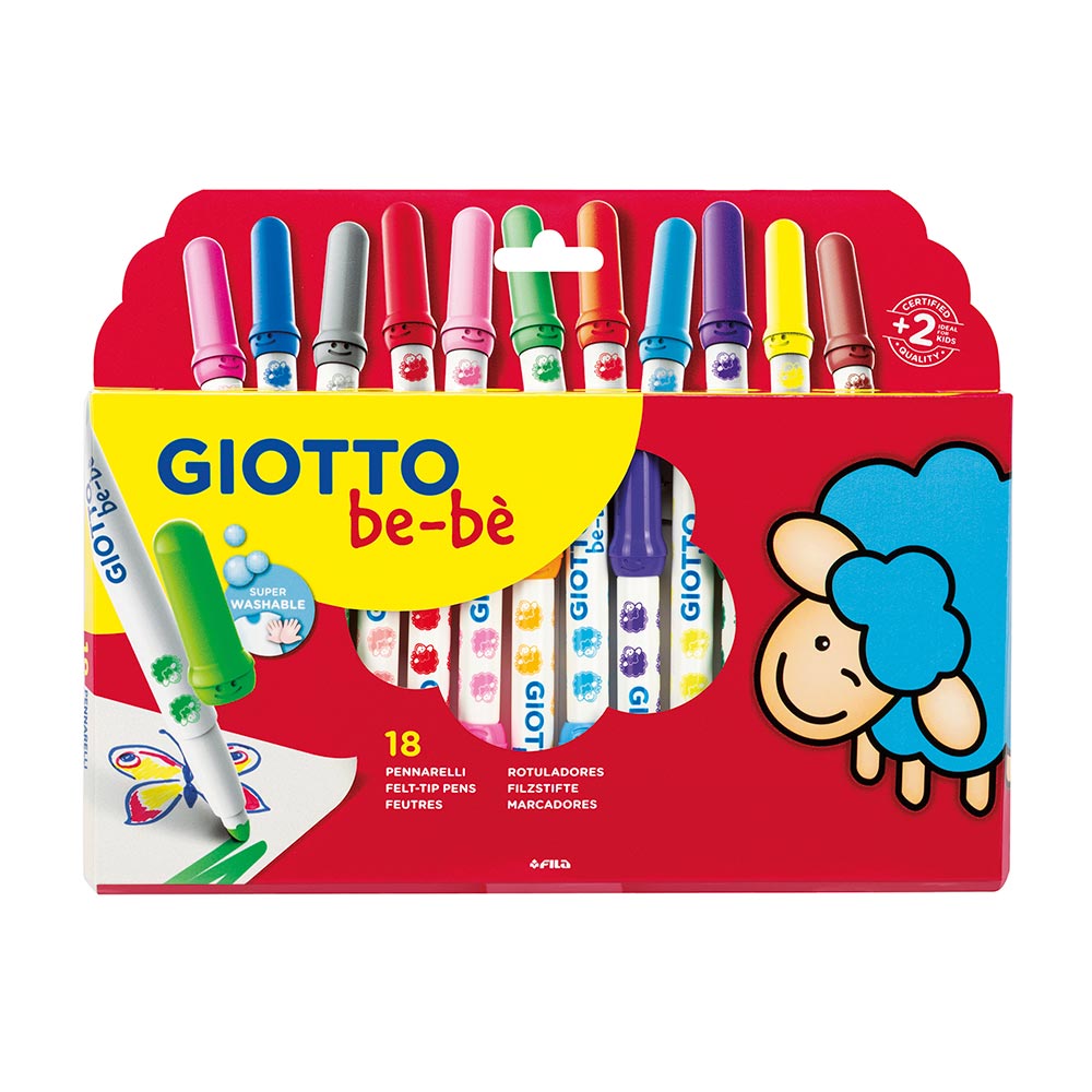 Giotto be-bè Fibre Pens Set of 18