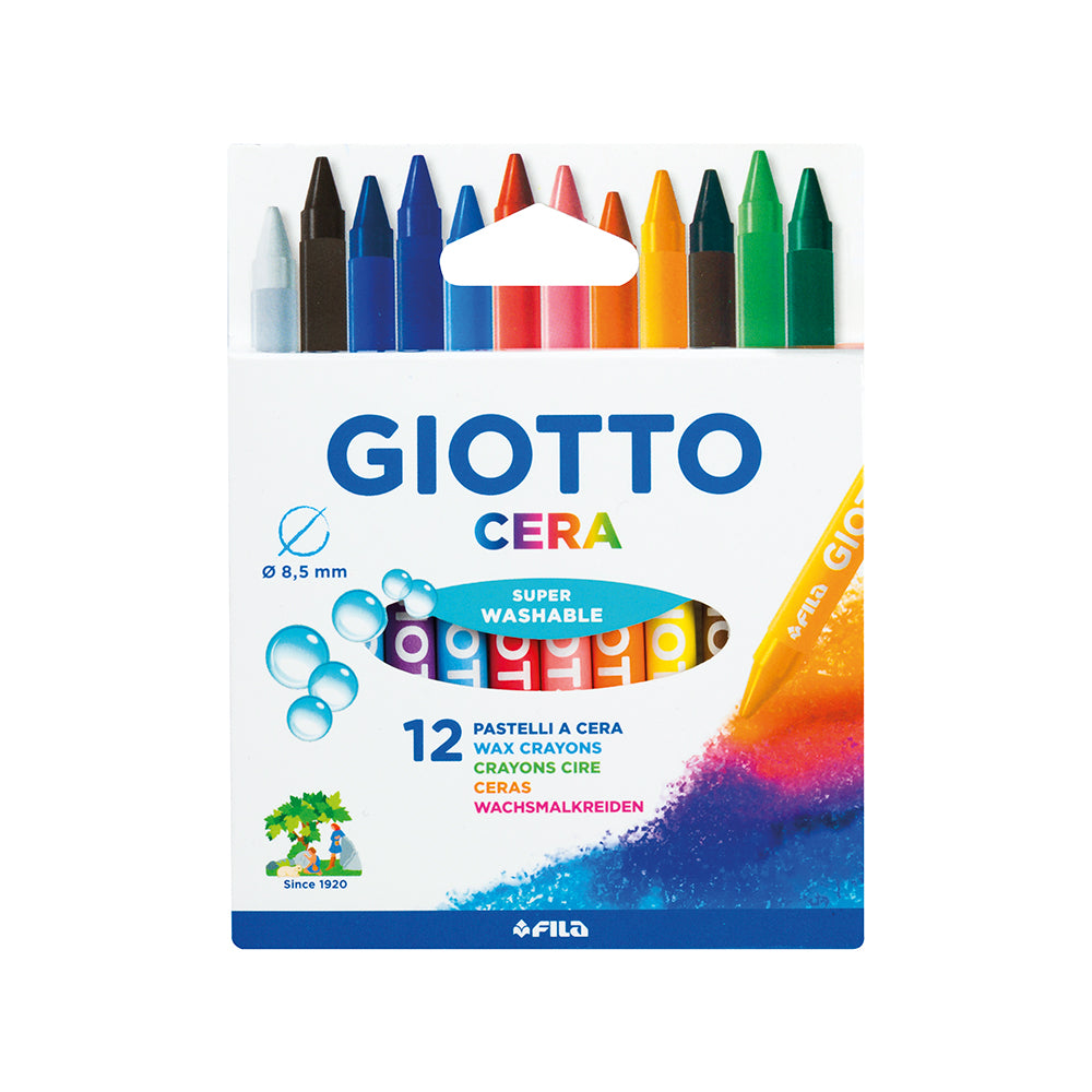Giotto Cera Crayons Wax Maxi Set of 12