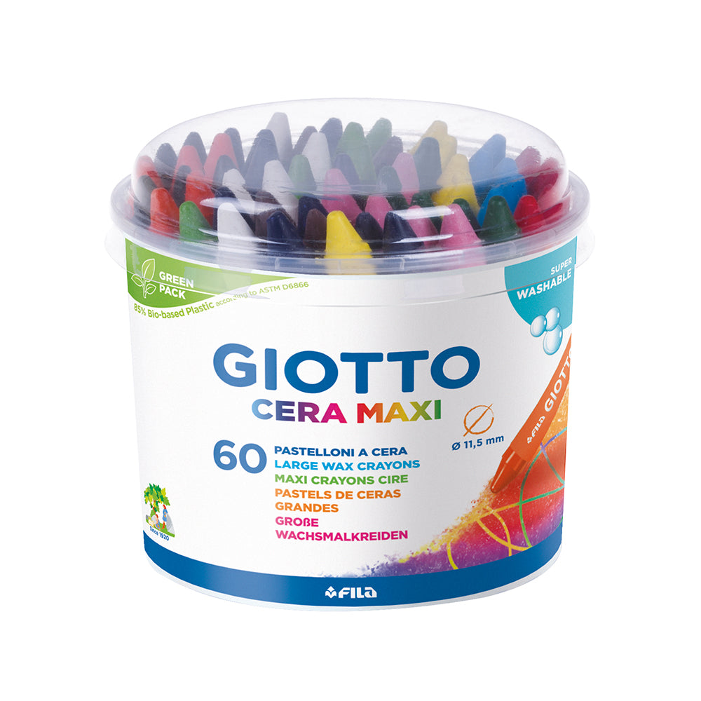 Giotto Cera Crayons Wax Maxi Set of 60