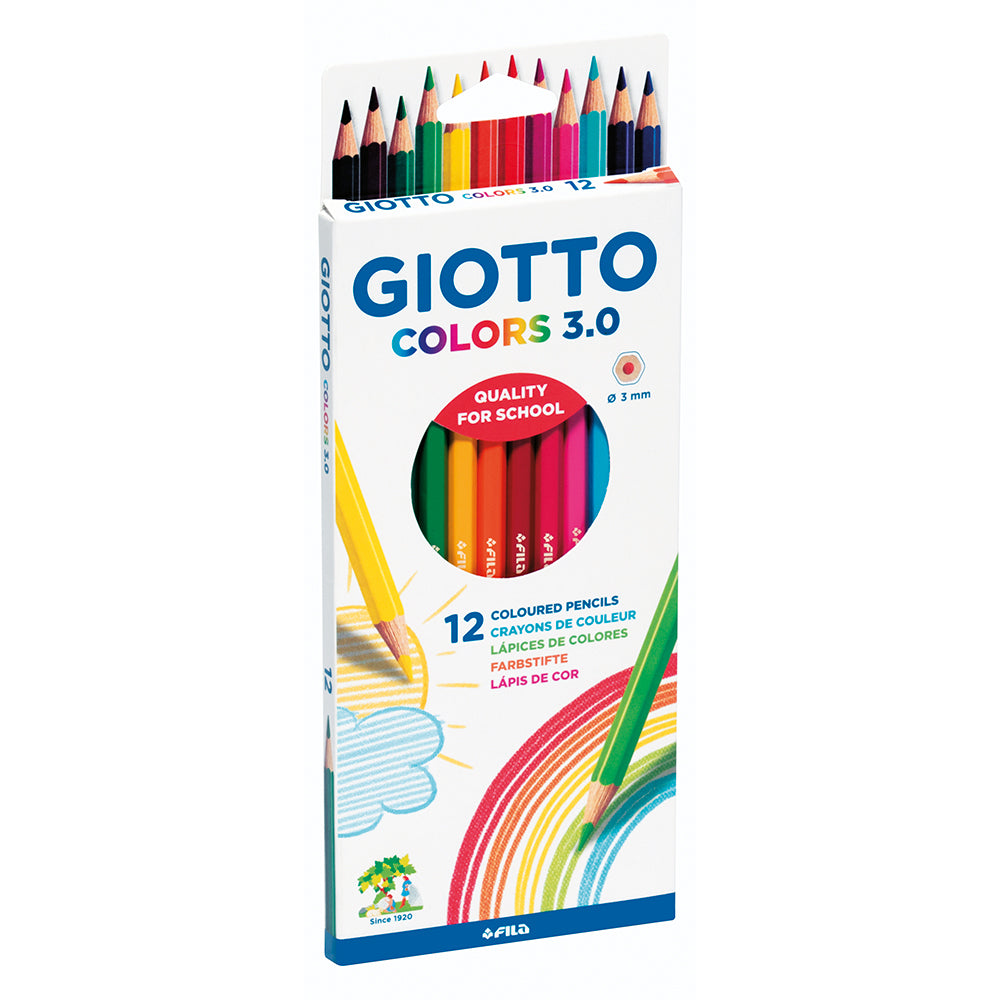 Giotto Colors 3.0 Coloured Pencils Set of 12
