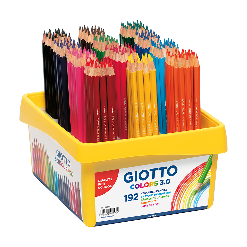 Giotto Colors 3.0 Coloured Pencils Schoolpack Set of 192