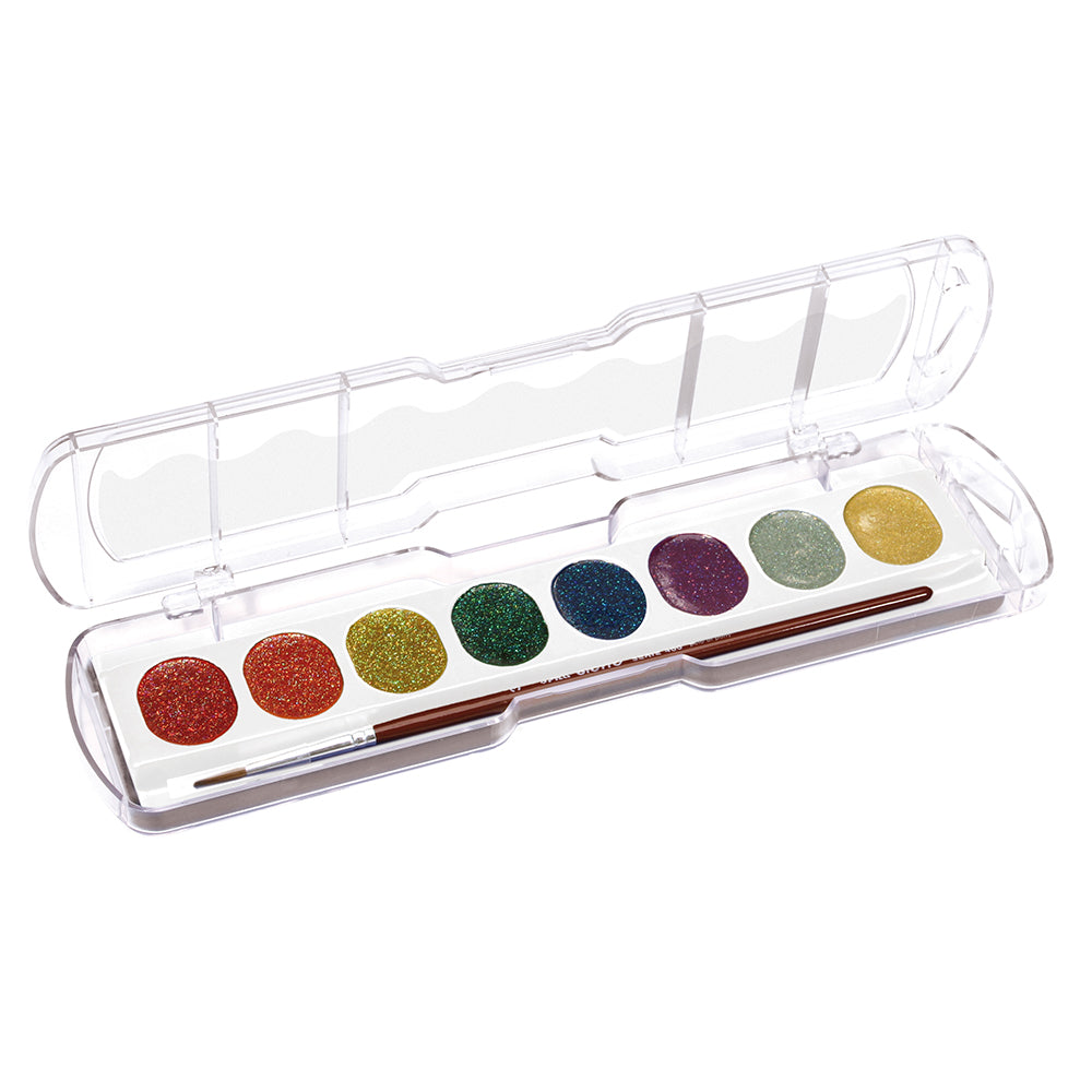 Giotto Glitter Watercolours Set of 8