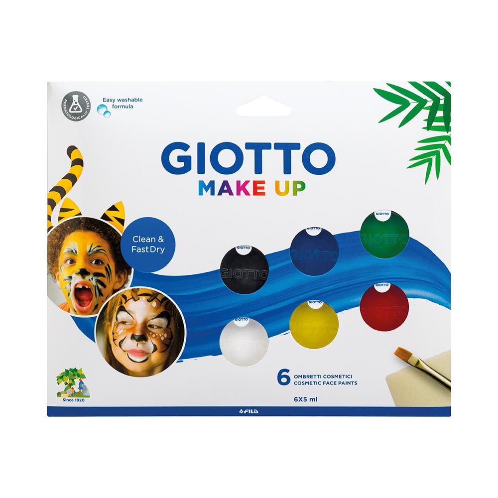 Giotto Make-up Facepaint Set of 6 Class