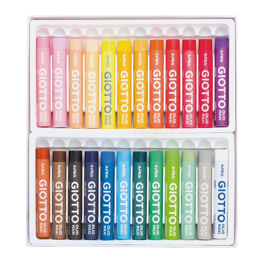 Giotto Olio Maxi Intense Soft Oil Pastels Set of 24
