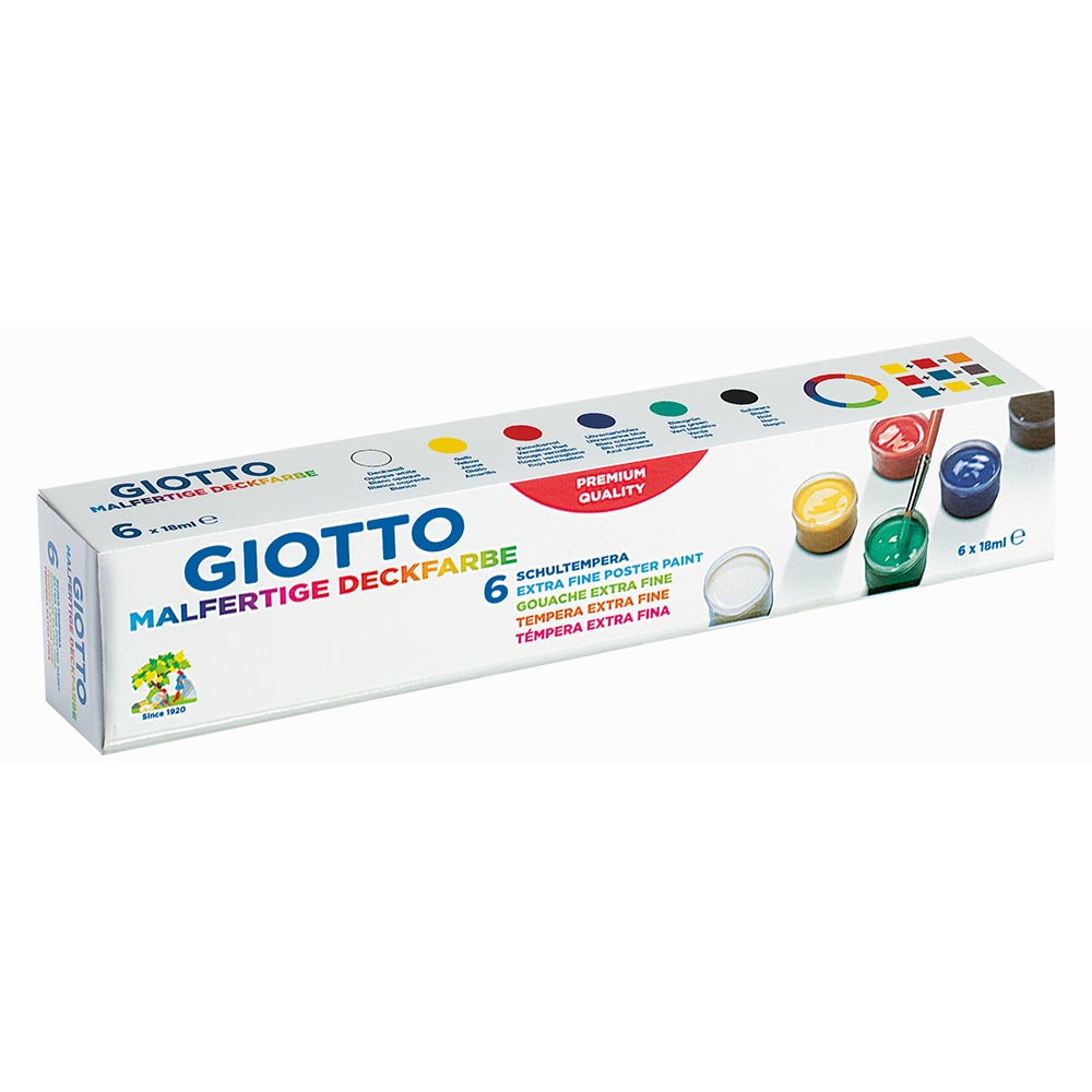 Giotto Poster Paint Set of 6