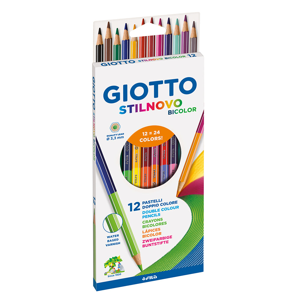 Giotto Stilnovo Bicolor Pencils Set of 12