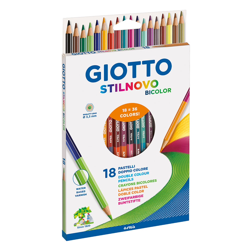 Giotto Stilnovo Bicolor Pencils Set of 18
