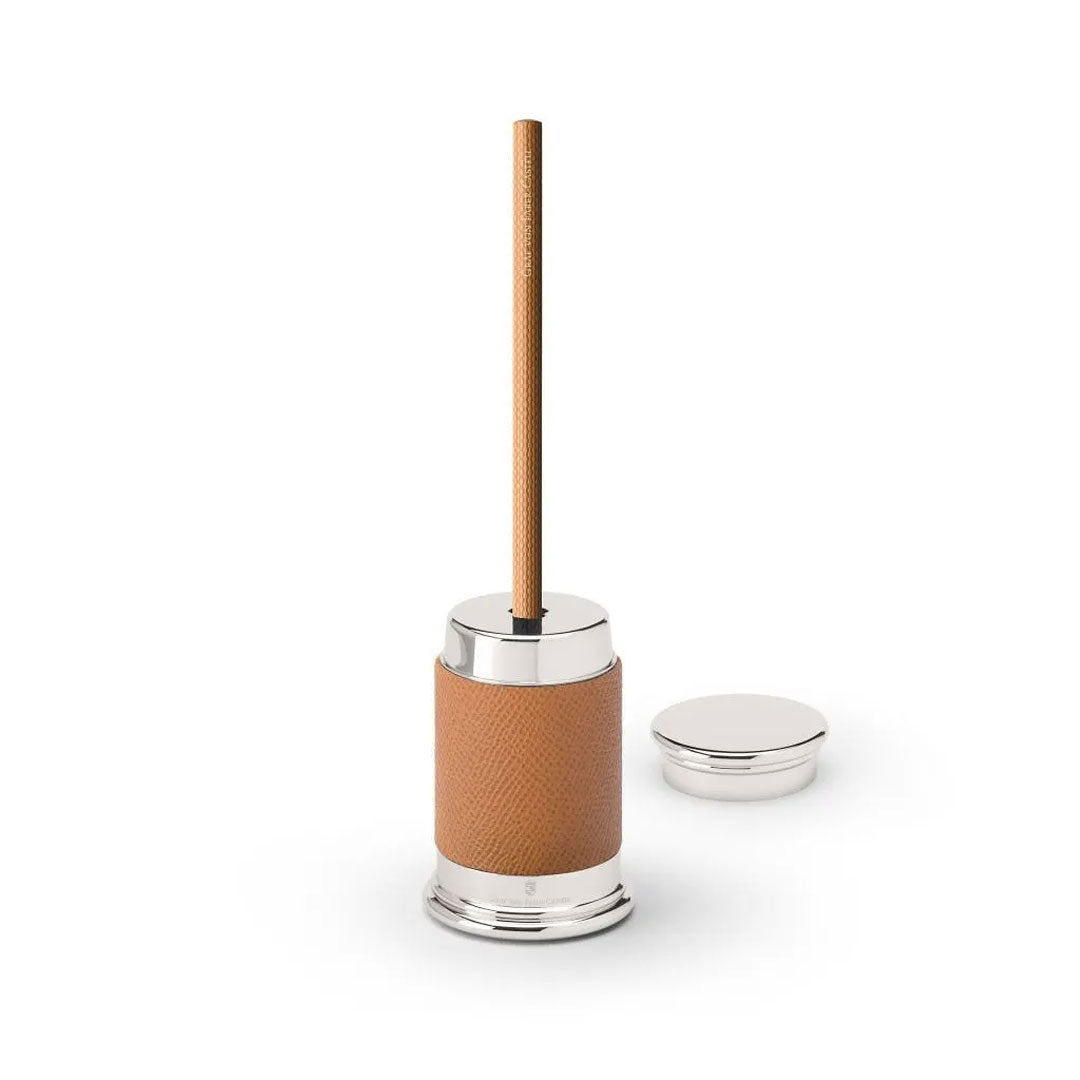 Graf von Faber-Castell Leather Desk Sharpener Brown