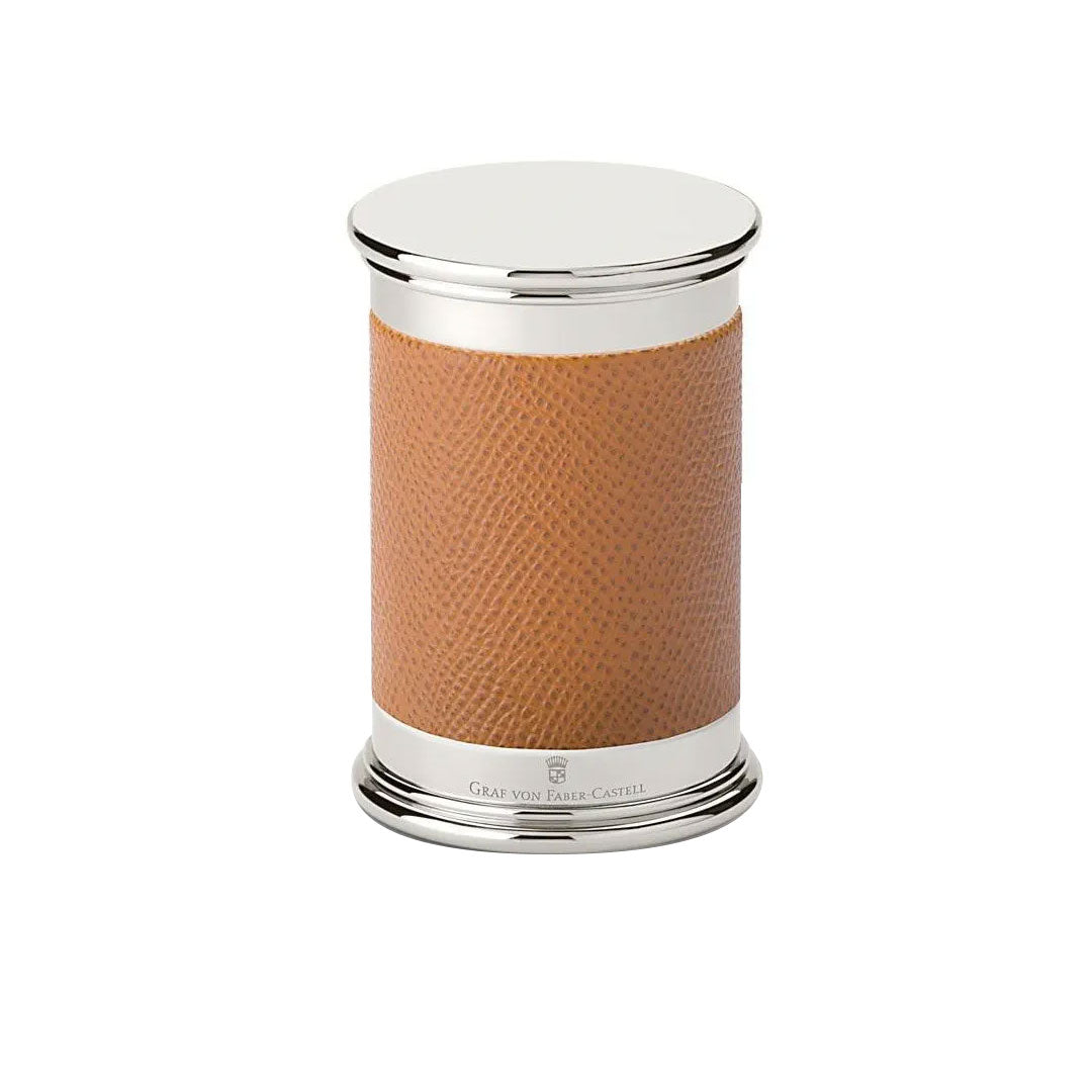Graf von Faber-Castell Leather Desk Sharpener Brown