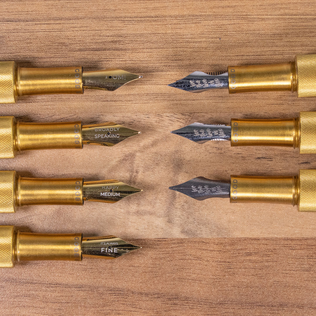 The Good Blue R615 Fountain Pen Super Matte Series Shadow Medium Nib Plastic Feed