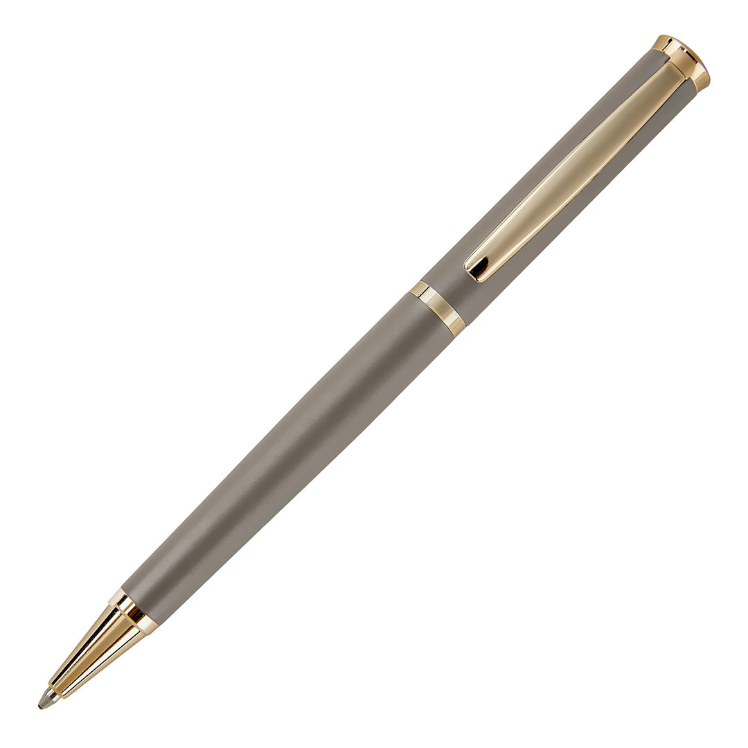 Hugo Boss Ballpoint Pen Sophisticated Matte Taupe