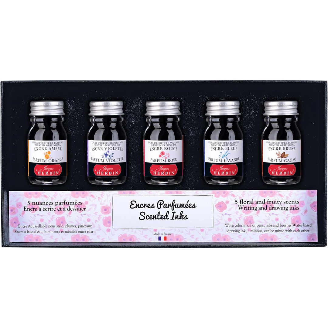 Jacques Herbin 5 Perfumed Inks 10ml Set