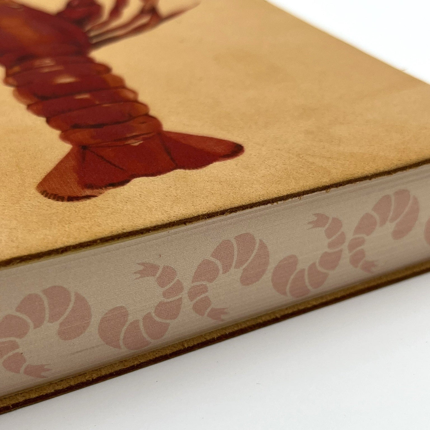 Diarpell Leather Lobster Journal with Lined Ivory Pages