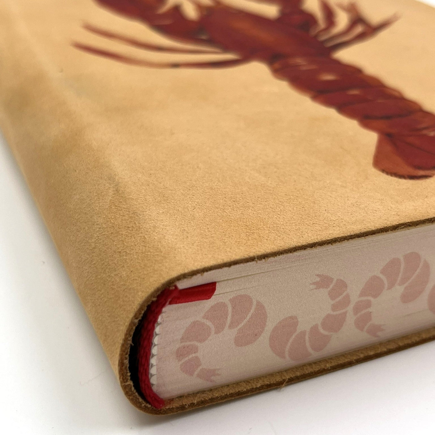 Diarpell Leather Lobster Journal with Lined Ivory Pages