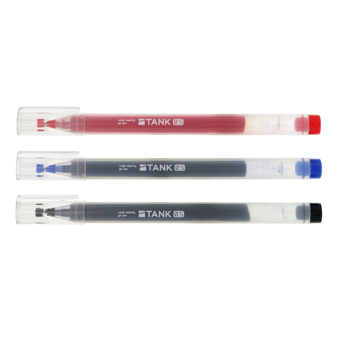Sun-Star TANK Large Capacity Gel Pen 0.5mm Set