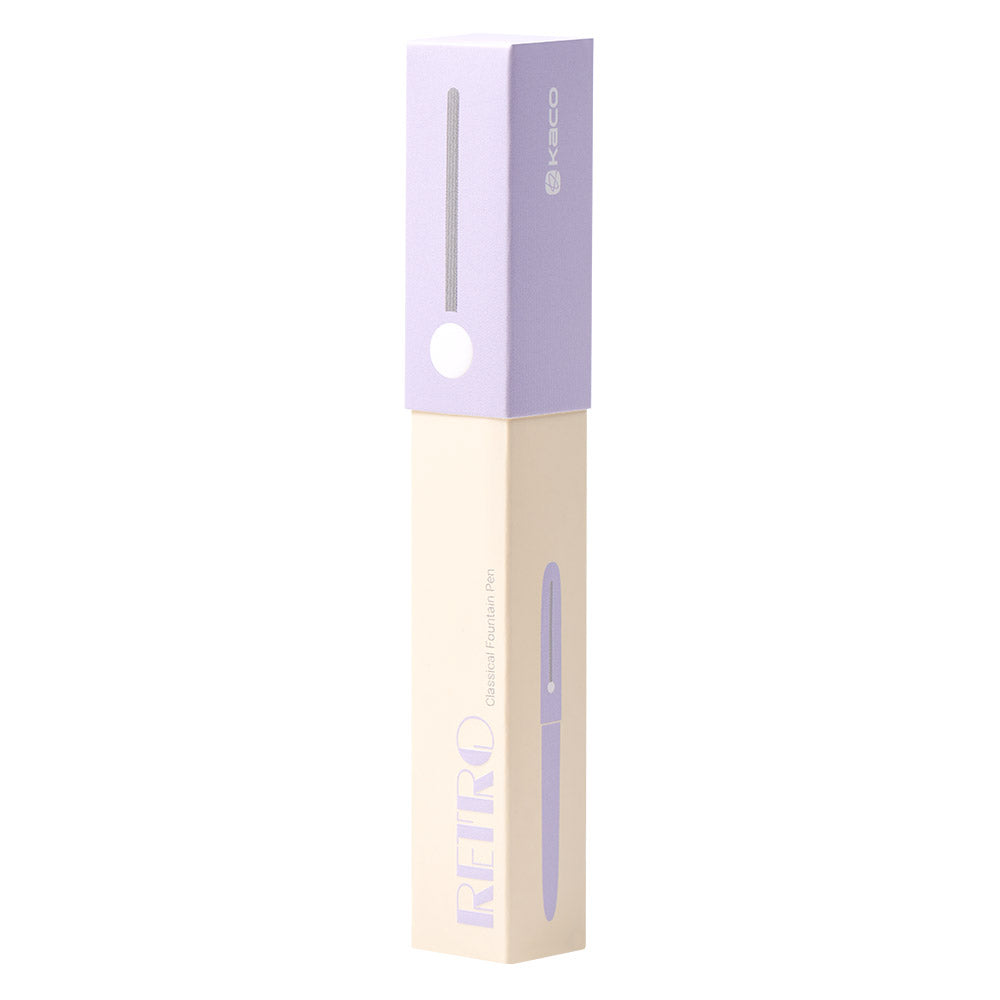 Kaco Retro Fountain Pen Light Purple