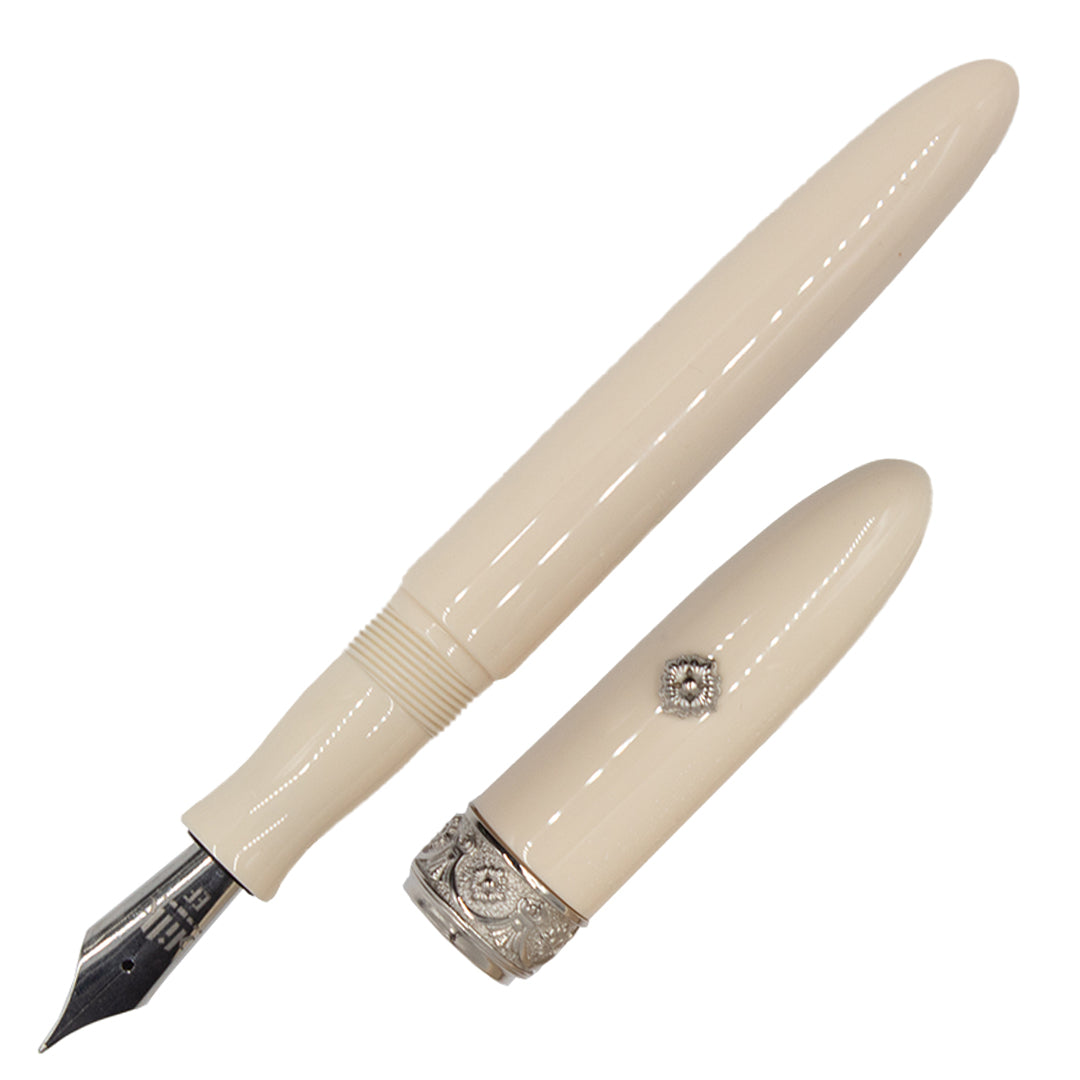 Kilk Novo Baroque Fountain Pen Ecru