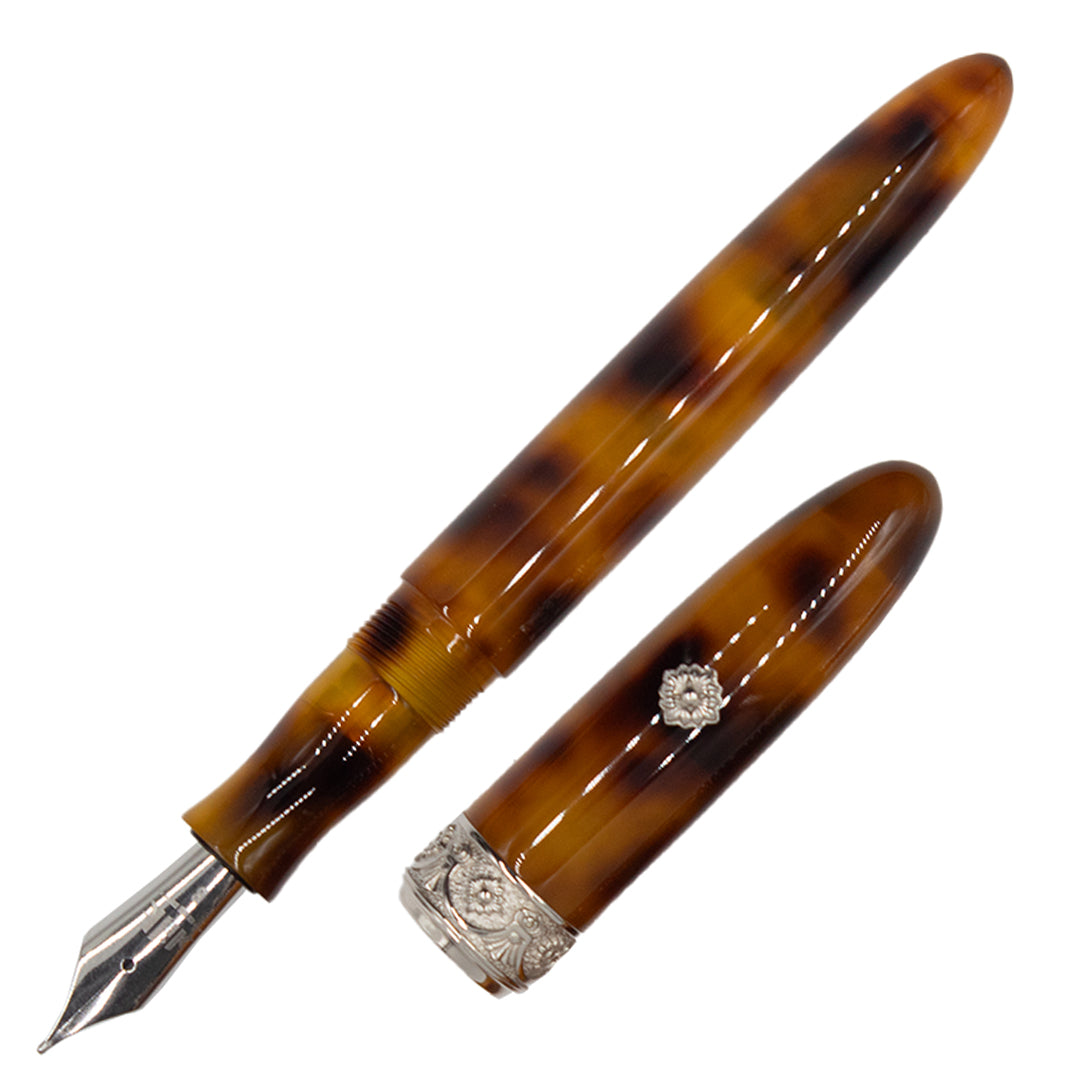 Kilk Novo Baroque Fountain Pen Tortoise