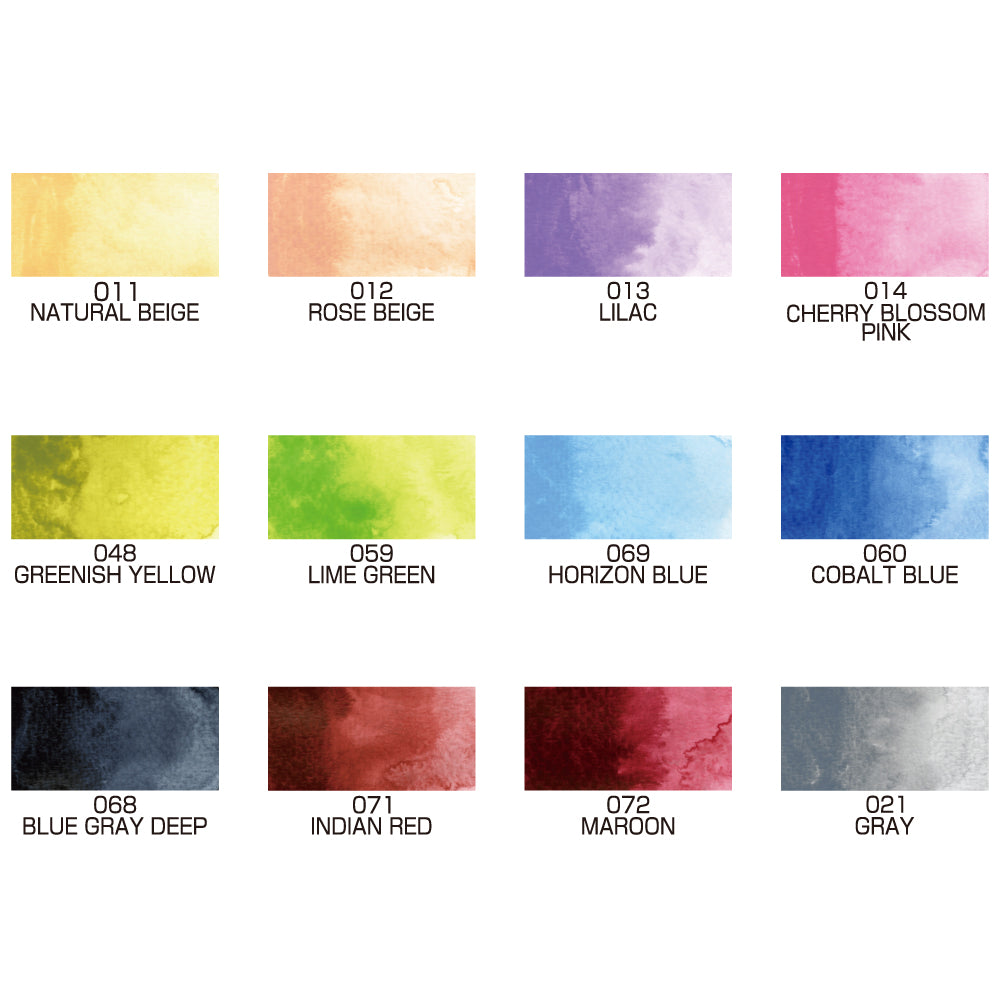 Kuretake Gansai Tambi Watercolour Paint Set of 12