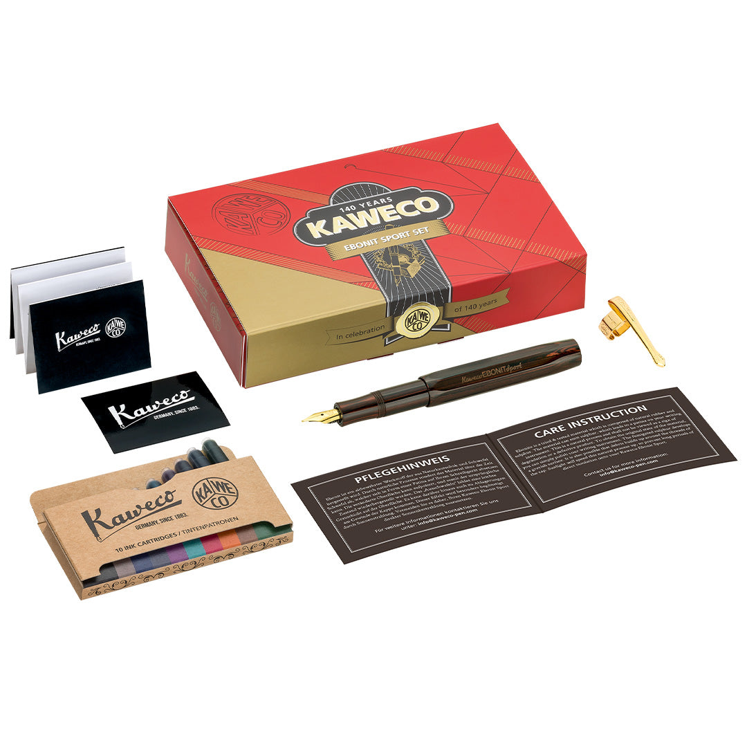 Kaweco Ebonit Sport Fountain Pen Set 140th Anniversary Edition