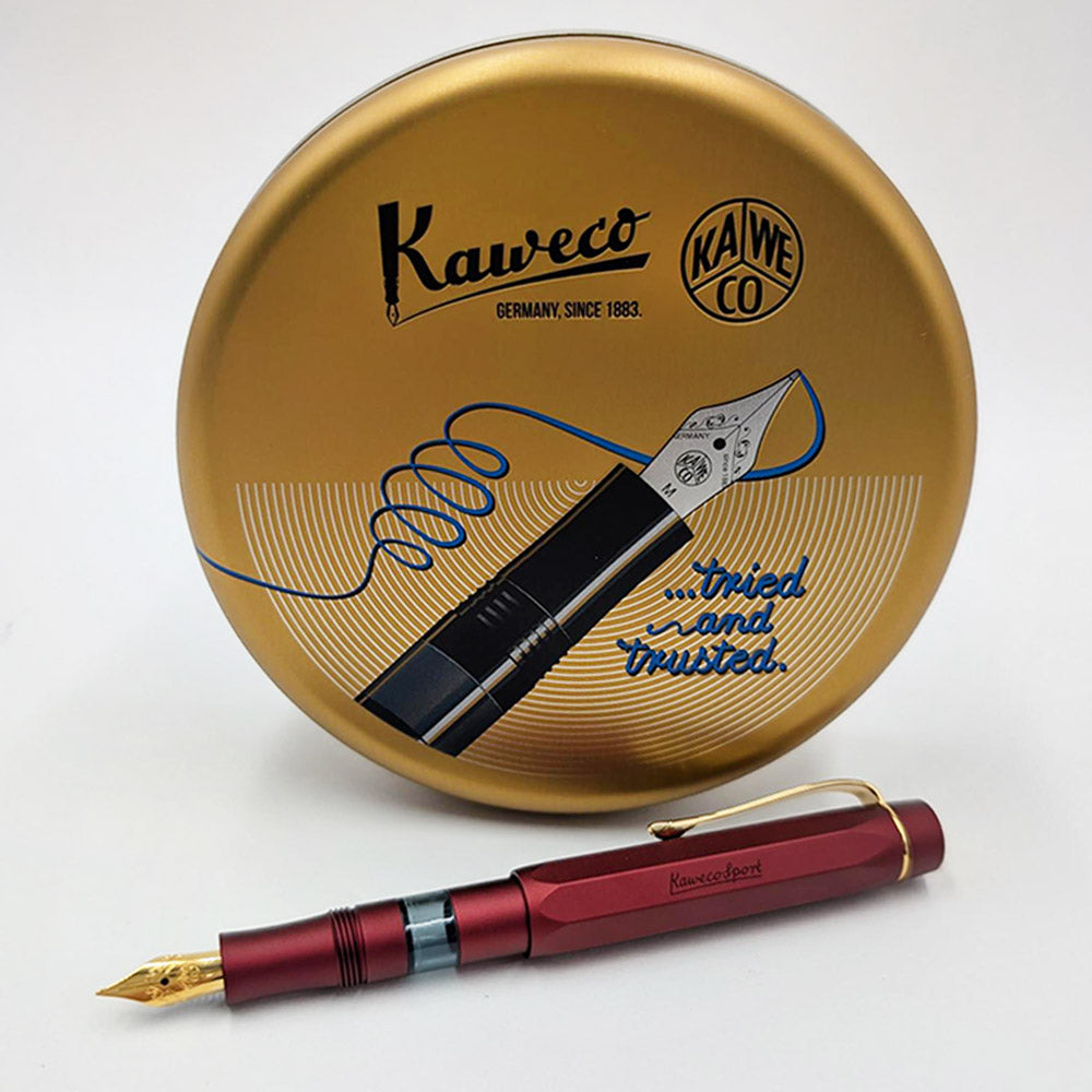 Kaweco Sport Piston Filler Solo Fountain Pen Bordeaux
