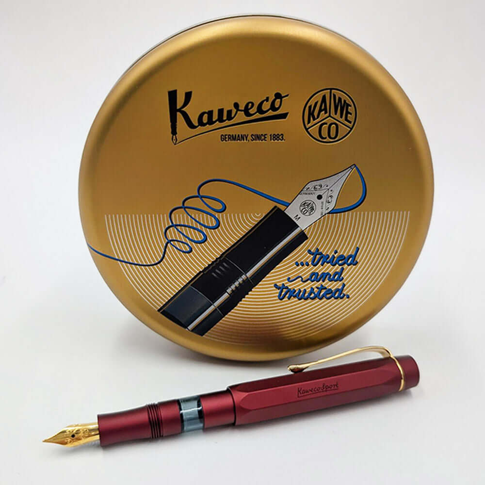 Kaweco Sport Piston Filler Solo Fountain Pen Bordeaux