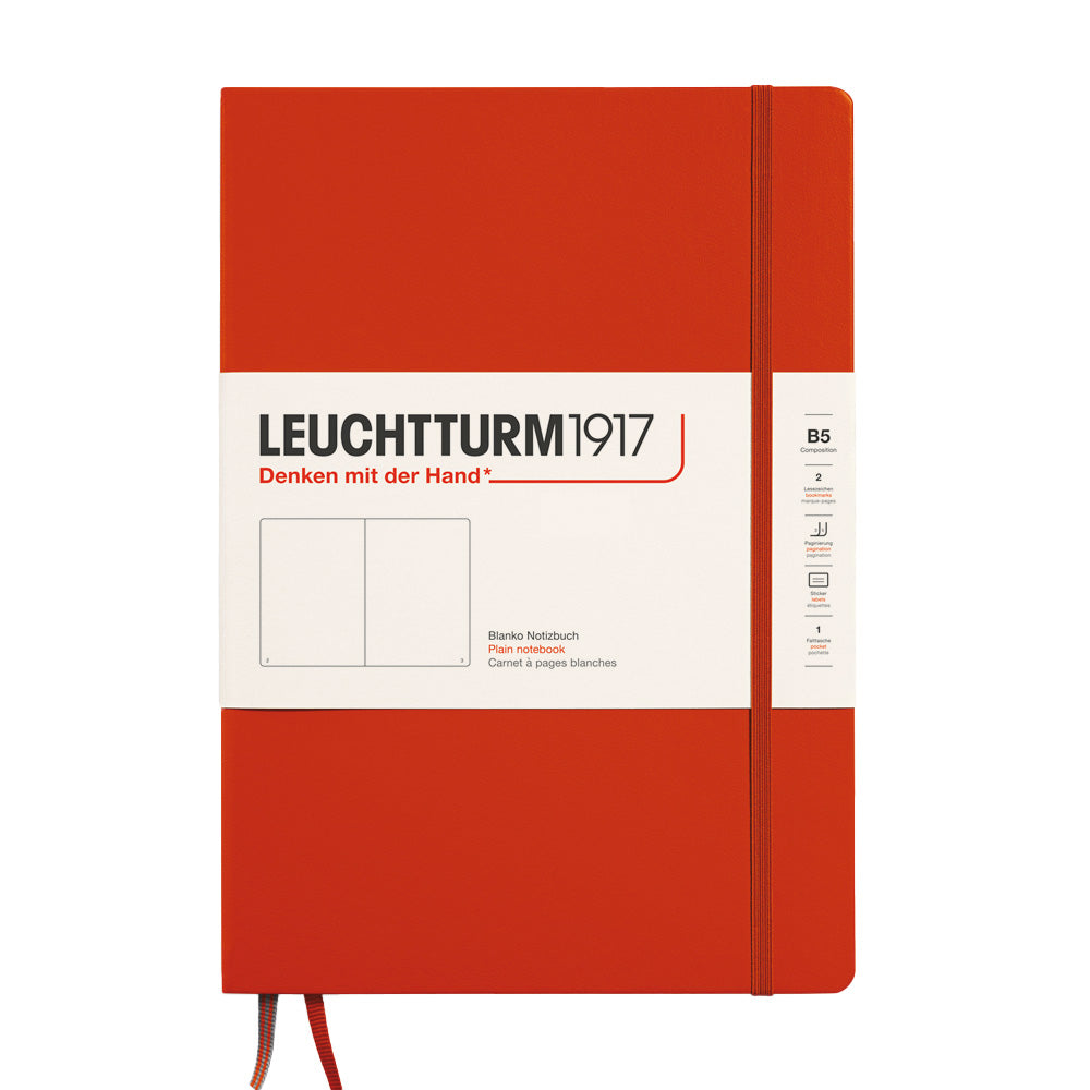 LEUCHTTURM1917 Hardcover Notebook B5 Fox Red