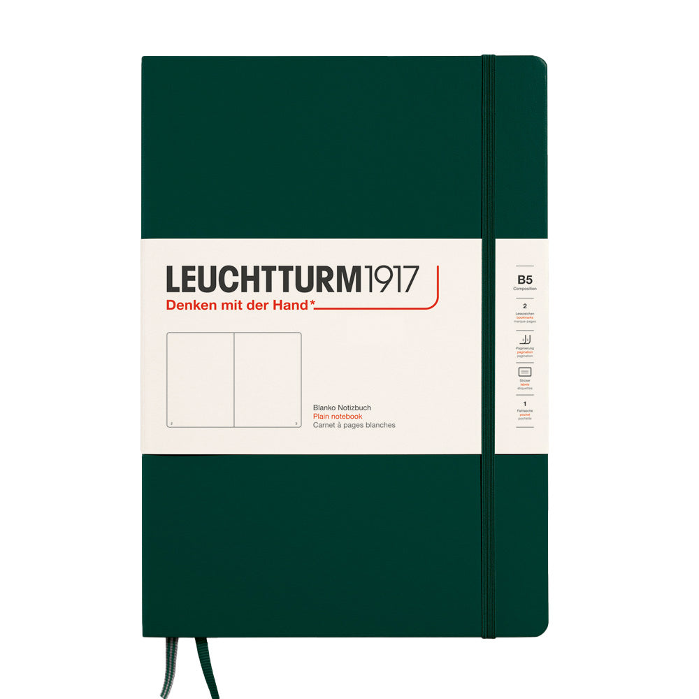 LEUCHTTURM1917 Hardcover Notebook B5 Forest Green