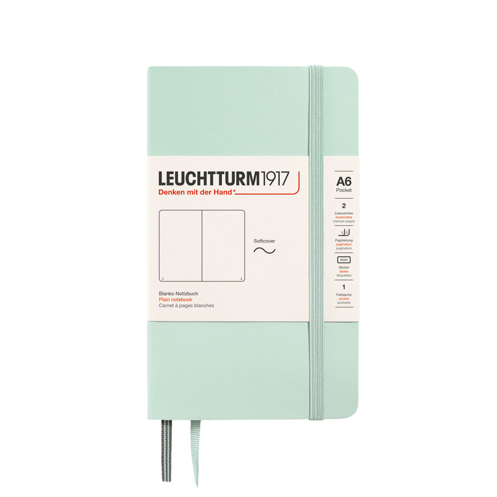 LEUCHTTURM1917 Softcover Notebook Pocket Mint Green